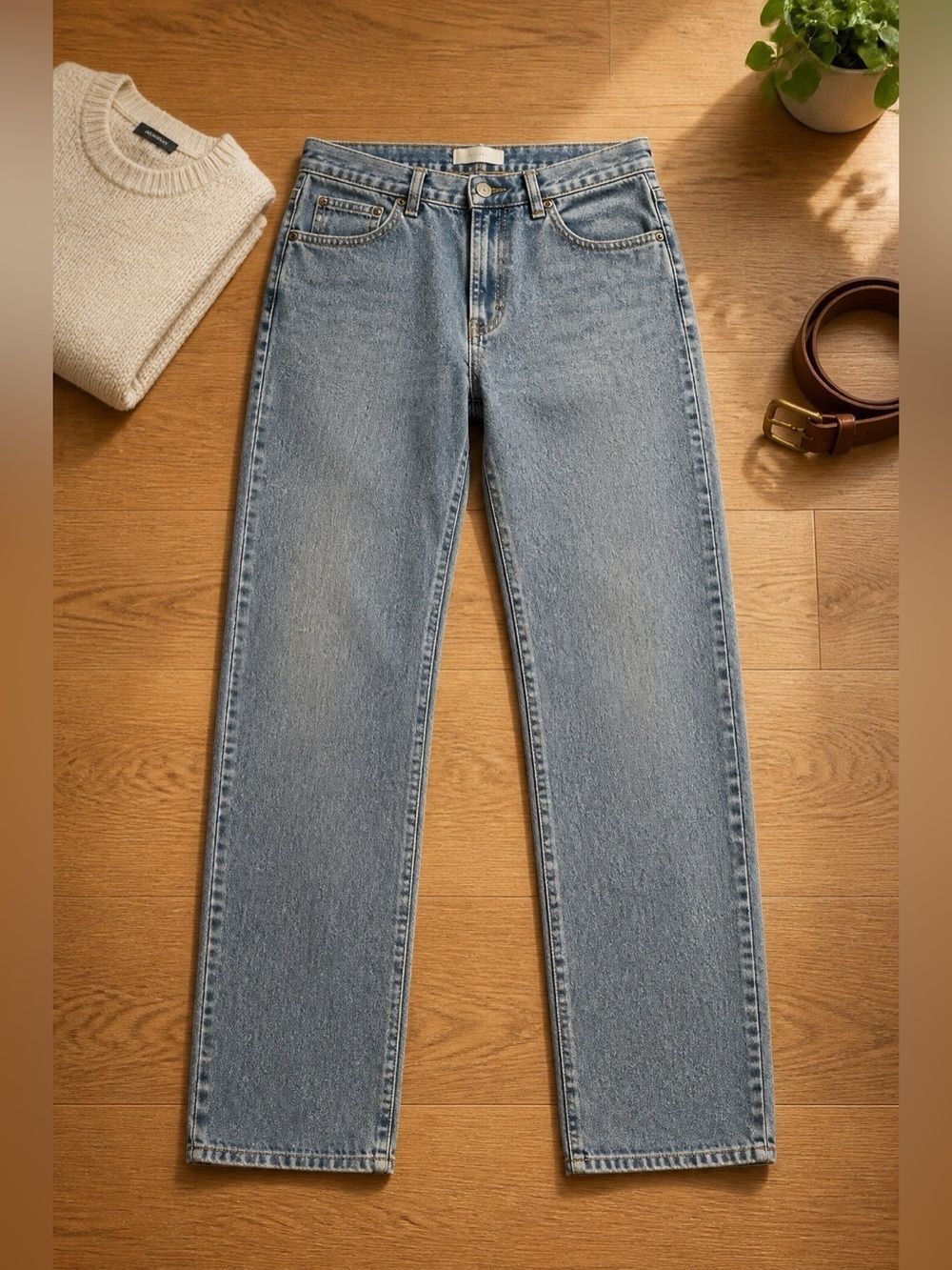 BLUE TALBOTS PETITES JEANS SIZE 16